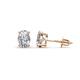 1 - Alina Oval Cut Forever Brilliant Moissanite (7x5mm) Solitaire Stud Earrings 