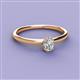 2 - Orla Oval Cut Diamond Solitaire Engagement Ring 