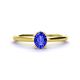 1 - Orla Oval Cut Tanzanite Solitaire Engagement Ring 
