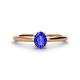 1 - Orla Oval Cut Tanzanite Solitaire Engagement Ring 