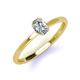 3 - Orla Oval Cut Diamond Solitaire Engagement Ring 