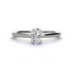 1 - Orla Oval Cut Diamond Solitaire Engagement Ring 