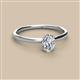 2 - Orla Oval Cut Diamond Solitaire Engagement Ring 