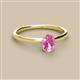 2 - Orla Oval Cut Pink Sapphire Solitaire Engagement Ring 