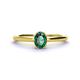 1 - Orla Oval Cut Lab Created Alexandrite Solitaire Engagement Ring 