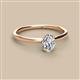 2 - Orla Oval Cut Forever One Moissanite Solitaire Engagement Ring 