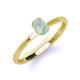 3 - Orla Oval Cut Opal Solitaire Engagement Ring 