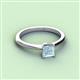 2 - Zelda Princess Cut 5.5mm Aquamarine Solitaire Engagement Ring 