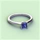 2 - Zelda Princess Cut 5.5mm Iolite Solitaire Engagement Ring 
