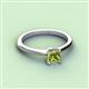2 - Zelda Princess Cut 5.5mm Peridot Solitaire Engagement Ring 