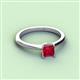 2 - Zelda Princess Cut 5.5mm Ruby Solitaire Engagement Ring 