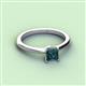 2 - Zelda Princess Cut 5.5mm London Blue Topaz Solitaire Engagement Ring 