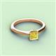 2 - Zelda Princess Cut 5.5mm Yellow Diamond Solitaire Engagement Ring 