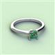 2 - Zelda Princess Cut 5.5mm Lab Created Alexandrite Solitaire Engagement Ring 