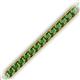 2 - Abril 3.80 mm Round Green Garnet Eternity Tennis Bracelet 