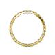 4 - Audrey 2.00 mm Citrine and Lab Grown Diamond U Prong Eternity Band 