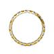 4 - Audrey 3.00 mm Citrine and Lab Grown Diamond U Prong Eternity Band 