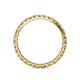 4 - Audrey 2.70 mm Citrine and Lab Grown Diamond U Prong Eternity Band 