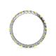 4 - Audrey 2.70 mm Yellow and White Lab Grown Diamond U Prong Eternity Band 