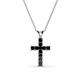1 - Ethel Black Diamond Cross Pendant 