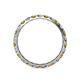 4 - Audrey 3.40 mm Citrine and Lab Grown Diamond U Prong Eternity Band 
