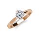 4 - Isla 5.00 mm Round Diamond Solitaire Engagement Ring  