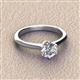 3 - Maxine 1.00 ct IGI Certified Lab Grown Diamond Round (6.50 mm) Solitaire Engagement Ring 