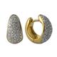1 - Diamond Hoop Earrings 