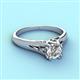 3 - Adira 1.00 ct IGI Certified Lab Grown Diamond Round (6.50 mm) Solitaire Engagement Ring 