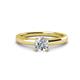 1 - Kyle 1.00 ct IGI Certified Lab Grown Diamond Round (6.50 mm) Solitaire Engagement Ring 