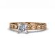 1 - Niah Classic 1.00 ct IGI Certified Lab Grown Diamond Princess Cut (5.50 mm) Solitaire Engagement Ring 