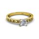 2 - Niah Classic 5.50 mm Princess Cut Forever Brilliant Moissanite Solitaire Engagement Ring 