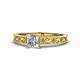 1 - Florie Classic 1.00 ct IGI Certified Lab Grown Diamond Princess Cut (5.50 mm) Solitaire Engagement Ring 