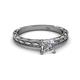2 - Rachel Classic GIA Certified 5.50 mm Princess Cut Diamond Solitaire Engagement Ring 