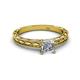 2 - Rachel Classic GIA Certified 5.50 mm Princess Cut Diamond Solitaire Engagement Ring 