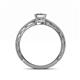 4 - Rachel Classic GIA Certified 5.50 mm Princess Cut Diamond Solitaire Engagement Ring 