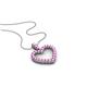 1 - Zylah Pink Sapphire Heart Pendant 