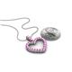 4 - Zylah Pink Sapphire Heart Pendant 