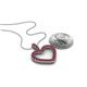 4 - Zylah Red Garnet Heart Pendant 