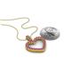 4 - Zylah Rhodolite Garnet Heart Pendant 