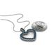 4 - Zylah Blue Diamond Heart Pendant 