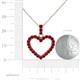 5 - Zylah Ruby Heart Pendant 