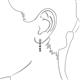 2 - Amara Emerald and Diamond Hoop Earrings 