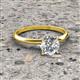 3 - Elodie 1.00 ct IGI Certified Lab Grown Diamond Round (6.50 mm) Solitaire Engagement Ring 