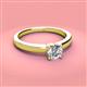 3 - Kyle 6.50 mm Round Forever Brilliant Moissanite Solitaire Engagement Ring 