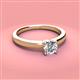 3 - Kyle 6.50 mm Round Forever Brilliant Moissanite Solitaire Engagement Ring 