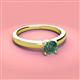 3 - Kyle 6.50 mm Round Lab Created Alexandrite Solitaire Engagement Ring 