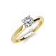 4 - Kyle GIA Certified 6.50 mm Round Diamond Solitaire Engagement Ring 