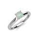 4 - Kyle 6.00 mm Round Opal Solitaire Engagement Ring 