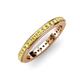 4 - Caitlin 1.60 mm Yellow Sapphire Eternity Band 